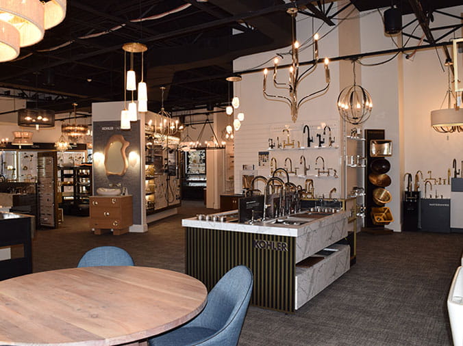 View if the interior of the Facets of Charlotte NC Showroom